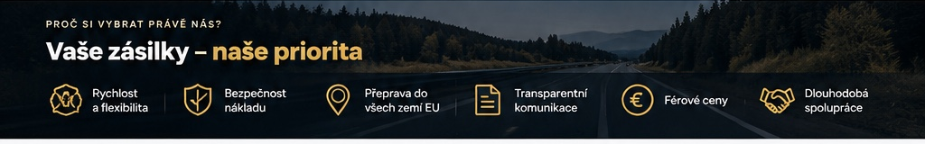Vaše zásilky – naše priorita