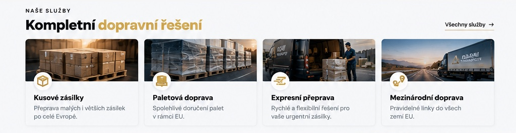 Kompletní dopravní řešení